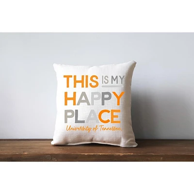 Tennessee 17 x 17 This Is My Happy Place Pillow