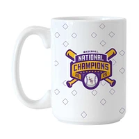 LSU 2025 NCAA College World Series National Champs 15 Oz Ceramic Mug