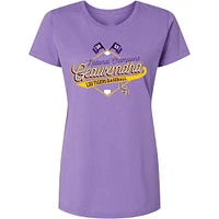 LSU 2025 NCAA College World Series National Champs Geauxmaha Script Diamond Women's Tee