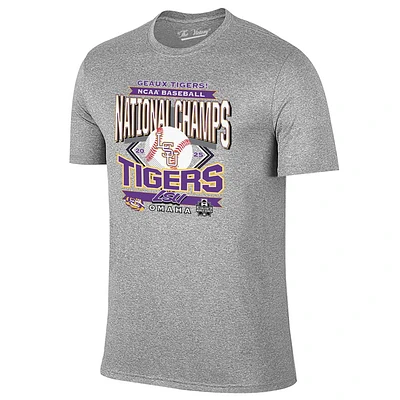 LSU 2025 College World Series National Champs Ball Tee