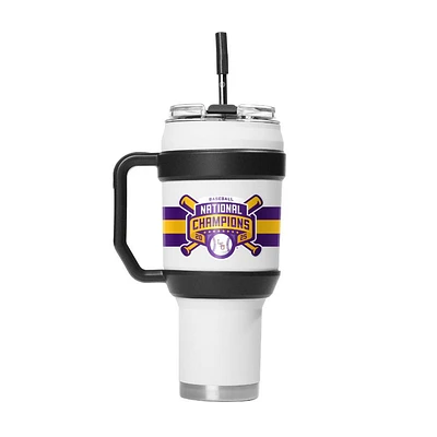 LSU 2025 College World Series National Champs 40 Oz Carry Tumbler