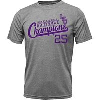 LSU 2025 College World Series National Champs Polyester Tee