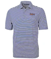 Florida Cutter & Buck Gators Script Eco Pique Stripe Polo