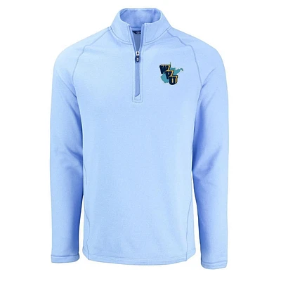 West Virginia Cutter & Buck Vault Throwback Peshastin Eco Pullover