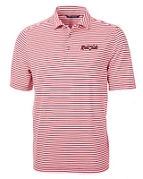 Alabama Cutter & Buck Roll Tide Script Eco Pique Stripe Polo