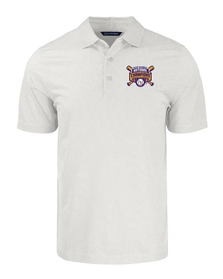 LSU Cutter & Buck BIG TALL 2025 College World Series National Champs Pike Symmetry Polo
