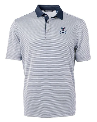 Virginia Cutter & Buck Americana Virtue Micro Stripe Polo