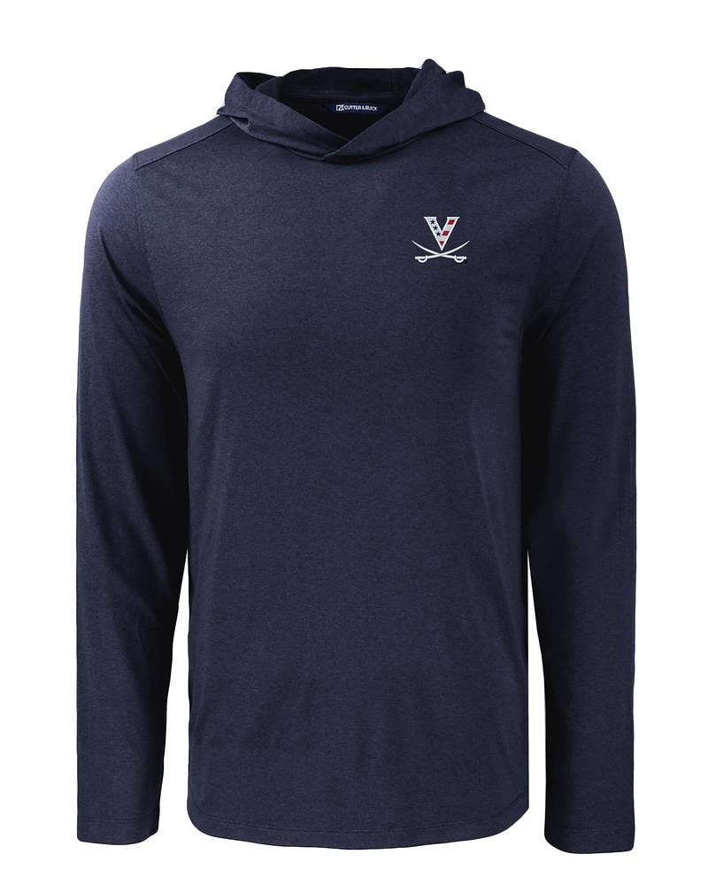 Virginia Cutter & Buck Americana Coastline Comfort Hooded Tee