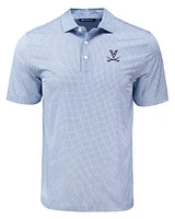 Virginia Cutter & Buck Americana Pike Diamond Dot Polo
