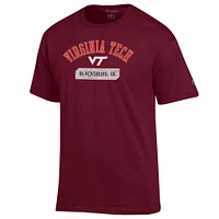 Virginia Tech Champion Arch Blacksburg Hokie Stone Tee