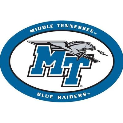  Mtsu Magnet Oval Mt/Horse Logo 6 