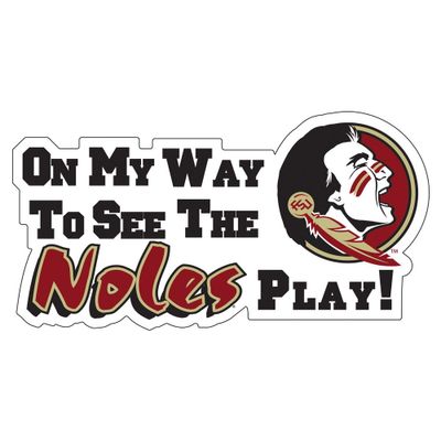  Florida State Magnet On My Way To See The Noles
