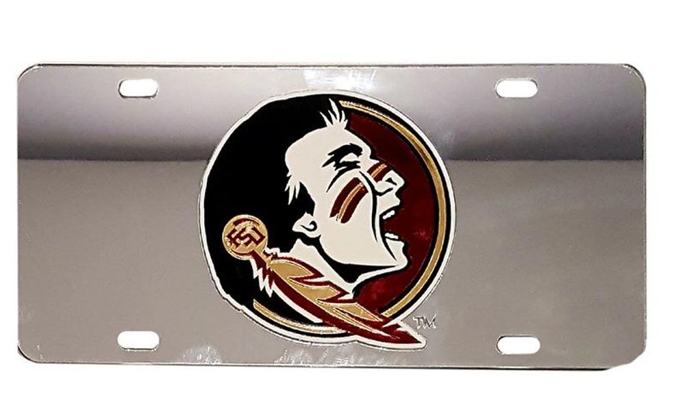  Florida State License Plate Seminole (Silver)