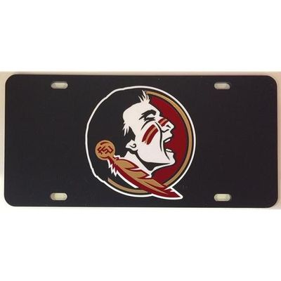 Florida State Seminole Logo License Plate