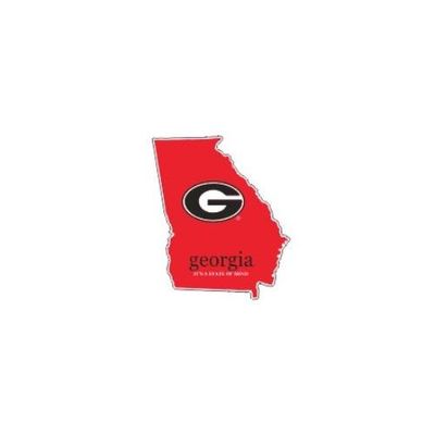  Georgia State Of Mind Decal (4 )