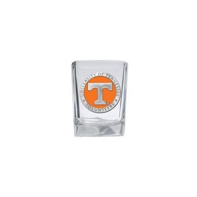  Tennessee Heritage Pewter Square Shot Glass (Orange Emblem)