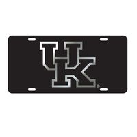  Kentucky License Plate Black/Silver Uk Logo