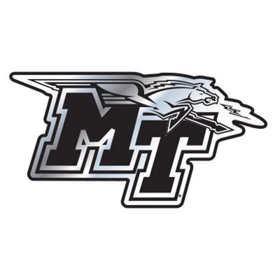  Mtsu Car Magnet Chrome Mt Logo 3 