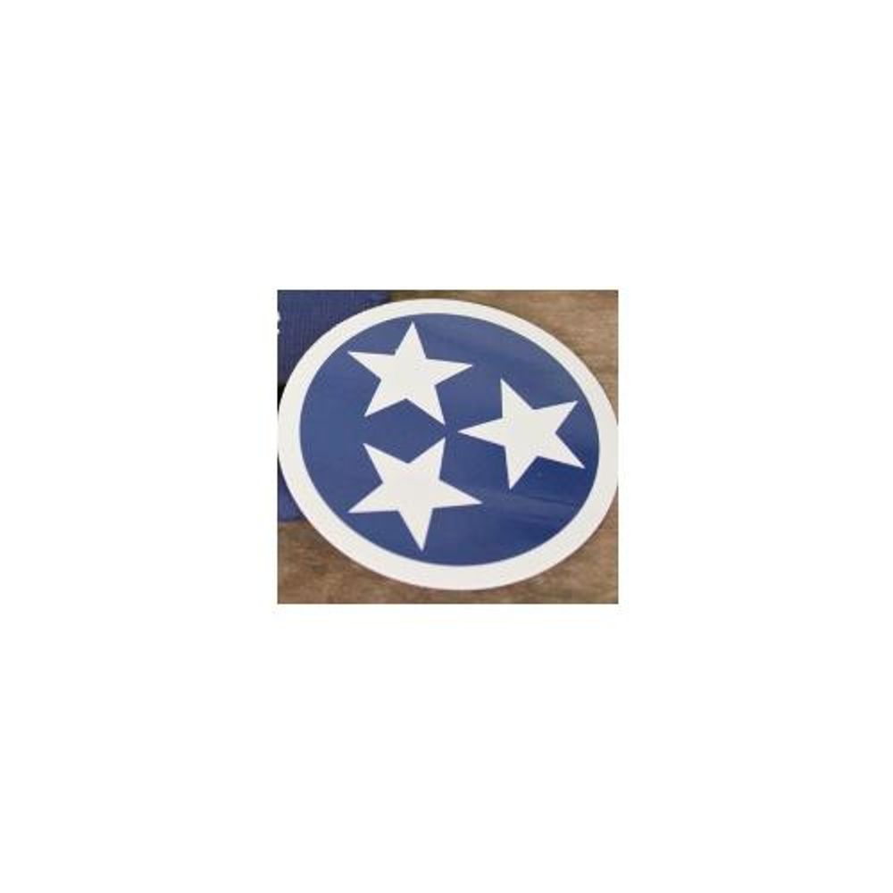  Tennessee Tristar Decal By Volunteer Traditions (Navy)