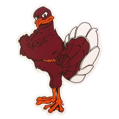 Virginia Tech Magnet Hokie Bird