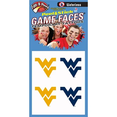 West Virginia Waterless Face Tattoos