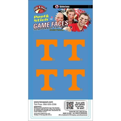 Tennessee Waterless Face Tattoos