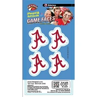 Alabama Waterless Face Tattoos