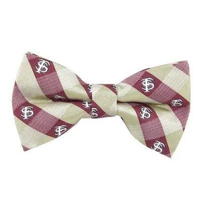 Florida State Eagles Wings Check Pattern Bow Tie