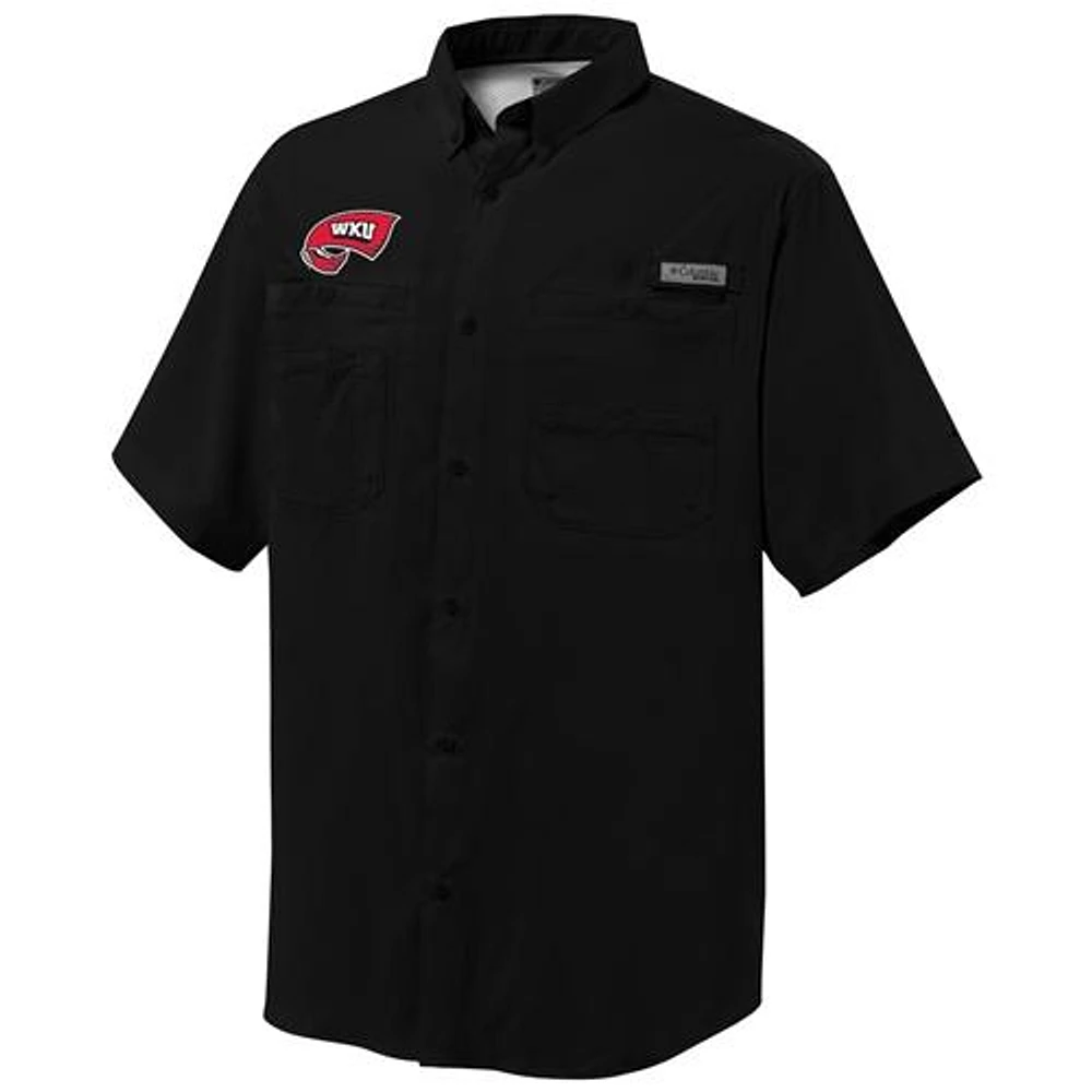 Western Kentucky Columbia Tamiami Short-Sleeve Woven Shirt