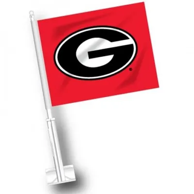  Georgia G Logo Car Flag (Red)