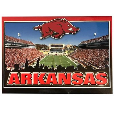 Arkansas Razorbacks Stadium Postcard