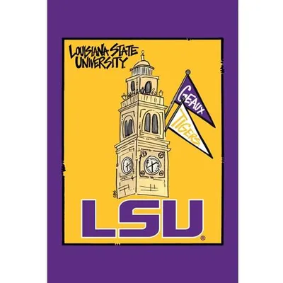  Tigers- Lsu Magnolia Lane Unique Garden Flag- Alumni Hall