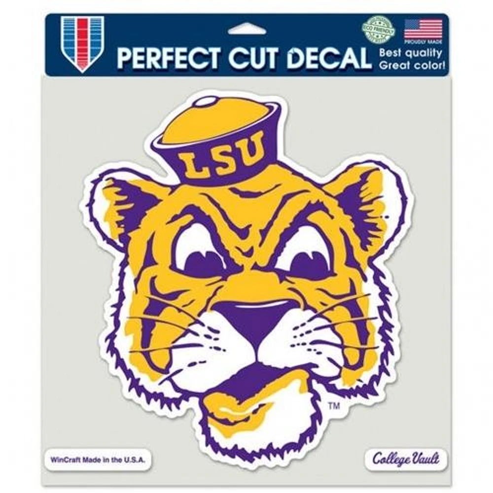 LSU Decal Vault Tiger Head Logo (8
