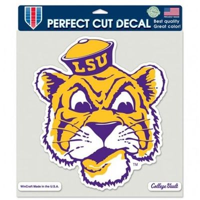  Lsu Decal Vault Tiger Head Logo (8 )