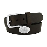 Florida State Zep-Pro Brown Leather Concho Belt