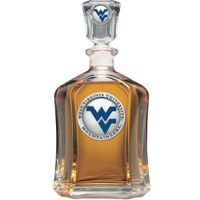  Wvu- West Virginia Heritage Pewter Capitol Decanter (Navy Emblem)- Alumni Hall