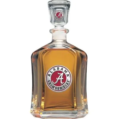  Crimson Tide- Alabama Heritage Pewter Capitol Decanter (Red Emblem)- Alumni Hall