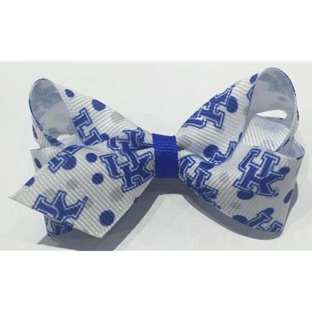  Kentucky Mini Print Grosgrain Bow