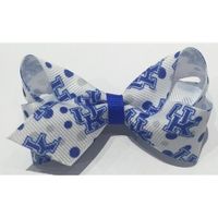  Kentucky Mini Print Grosgrain Bow