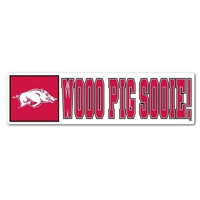  Arkansas Woo Pig Sooie Dizzler Decal (2 )