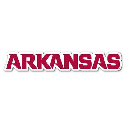  Arkansas Block Lettering Dizzler Decal (2 )