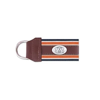 Auburn Zep-Pro Leather Concho Keychain