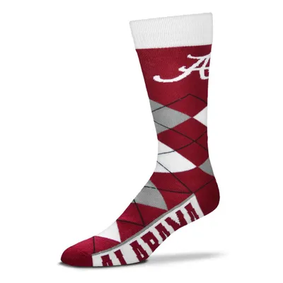  Crimson Tide- Alabama Men's Argyle Socks- Alumni Hall