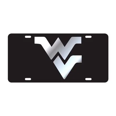 West Virginia License Plate Silver/Black Wv Logo