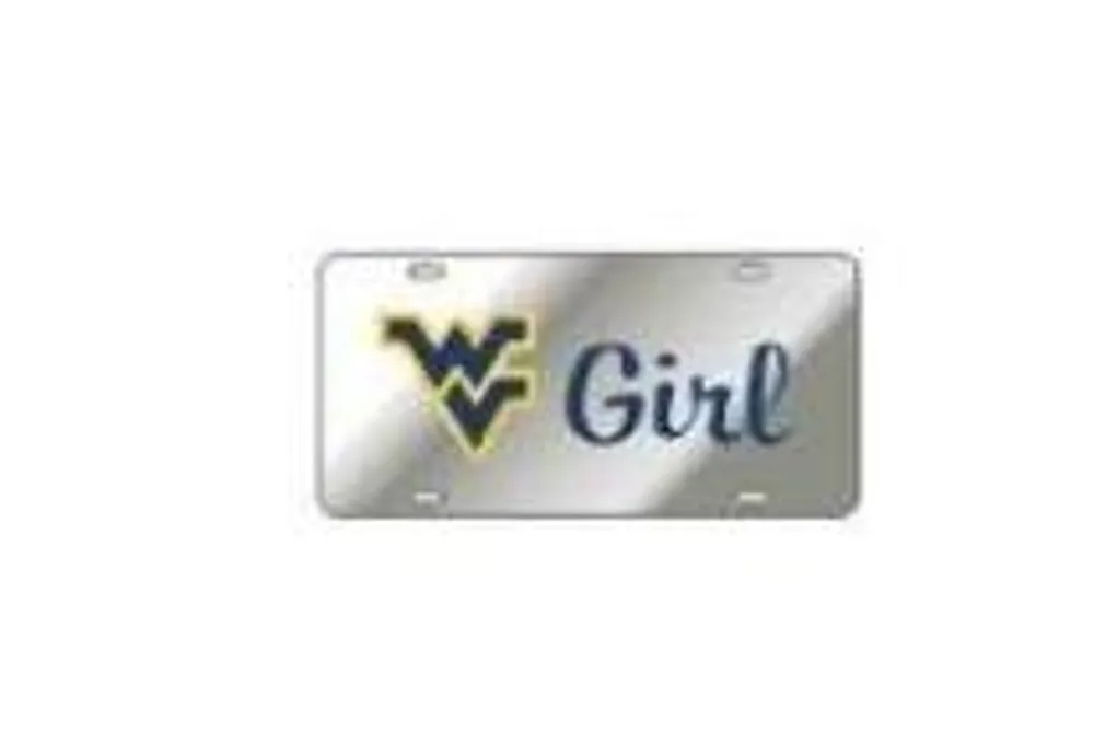  West Virginia License Plate Silver Wv Girl