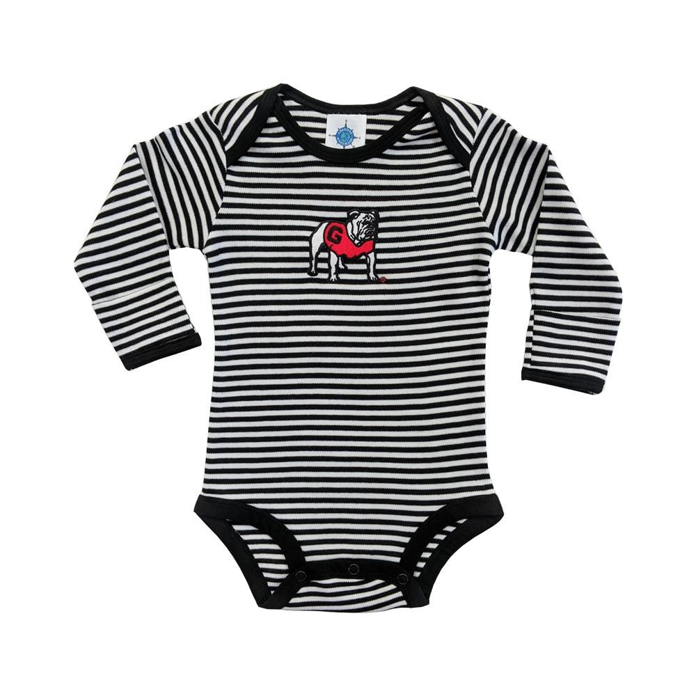 Georgia Infant Long Sleeve Striped Bodysuit