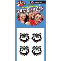 Georgia Bulldog Waterless Face Tattoos