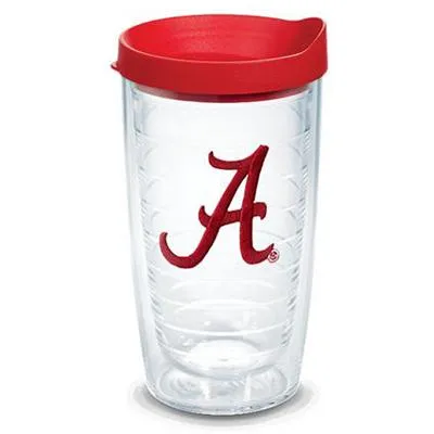 Alabama Tervis 16 oz Script A Red Lid Tumbler