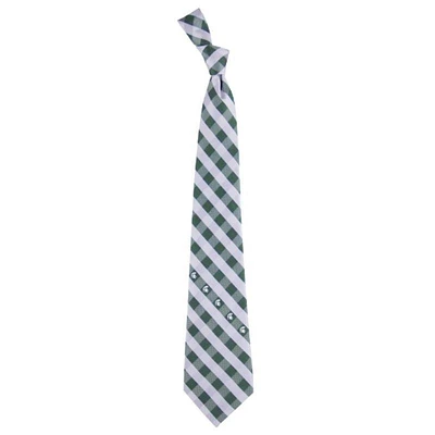 Michigan State Eagles Wings Check Tie