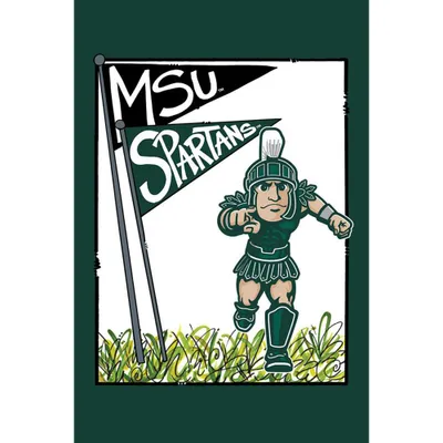  Michigan State Spartans Garden Flag - Alumni Hall